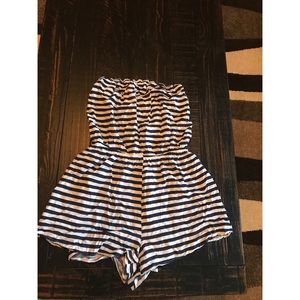 Strapless Romper